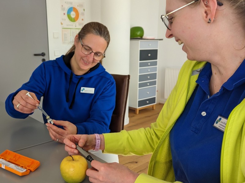 Nadine Lunghus im Schulungsraum
